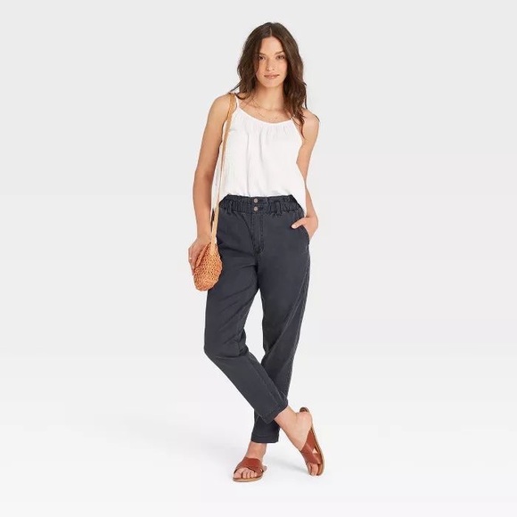 Universal Thread Pants - Target - Universal Thread - High Rise Tapered Pants - Black - 16